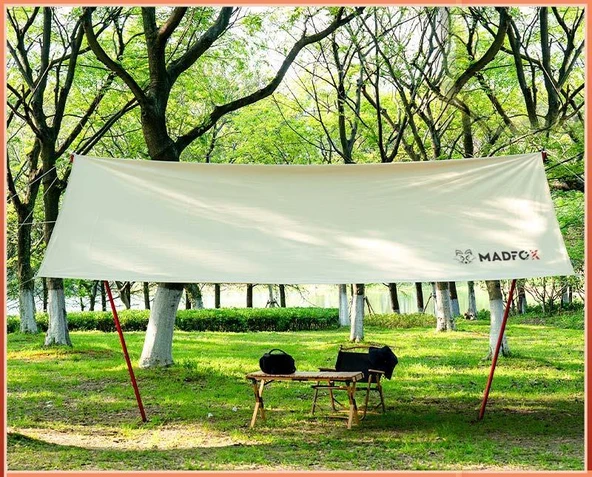 Madfox OEM Tarp 4x3 mt [ Güneş ve Rüzgar Koruma Brandası ] - 3