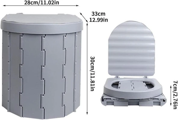 Madfox Bi-Pot Katlanır Portatif Kamp Tuvaleti [WC] - 8