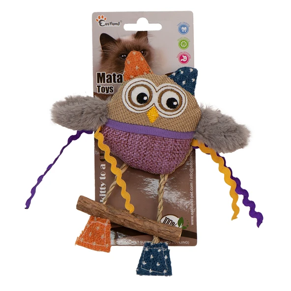 Eastland Catnipli Peluş Baykuş 16cm ürün görseli