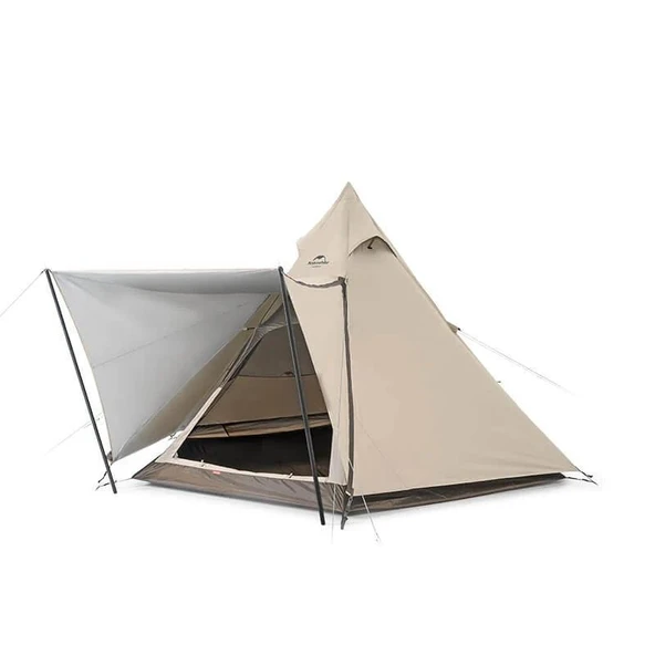 Naturehike Moğol Glamping 4 Kişilik Piramid Çadır - 1
