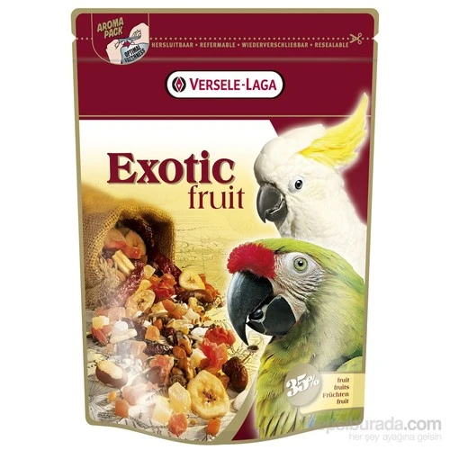 Versele Laga Exotic Fruits Papağanlar için Kuru Meyve Karışımı 600 Gr