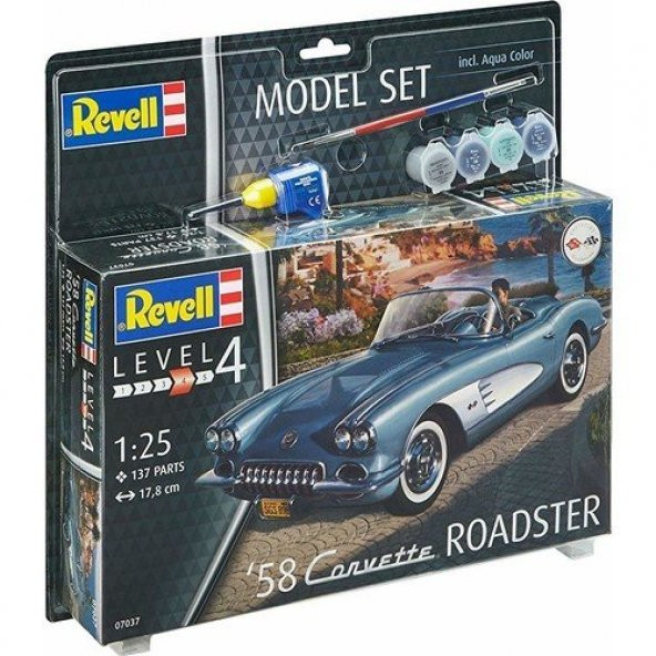 Revell Model Set 58 Corvette Roadster