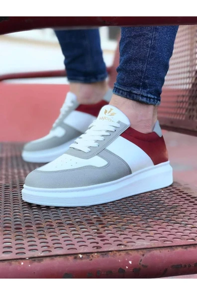 Kömen Wg011 Beyaz Kırmızı Erkek Casual Ayakkabı - 3