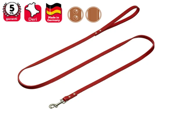 Karlıe Deri Uzatma Tasma 100cm/12mm Kırmızı ürün görseli