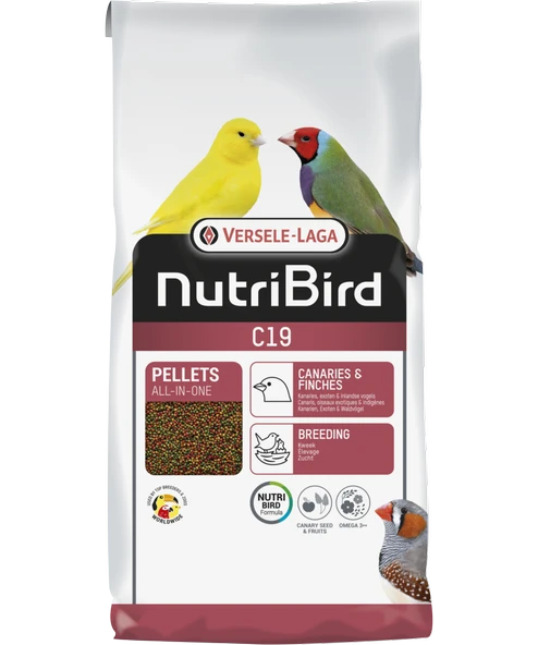 Versele Laga Nutrıbırd C19 Kanarya - Finch Pelet Yem 10kg - 2