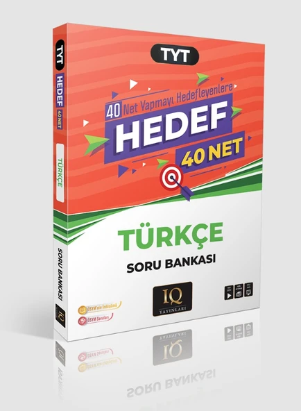 Iq Yayınları 2025 Tyt Türkçe Hedef 40 Net Soru Bankası