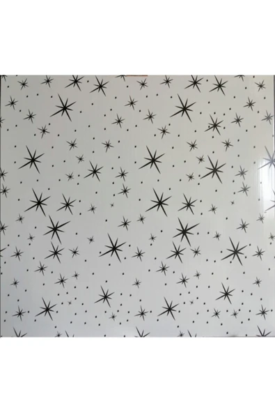 aym akasya yapı market 60x60 Pvc Asma Tavan Paneli Yıldız Desen 20 Adet ( 7,20 M2 ) Ürünlerimiz Sadece Panel Satışlıdır
