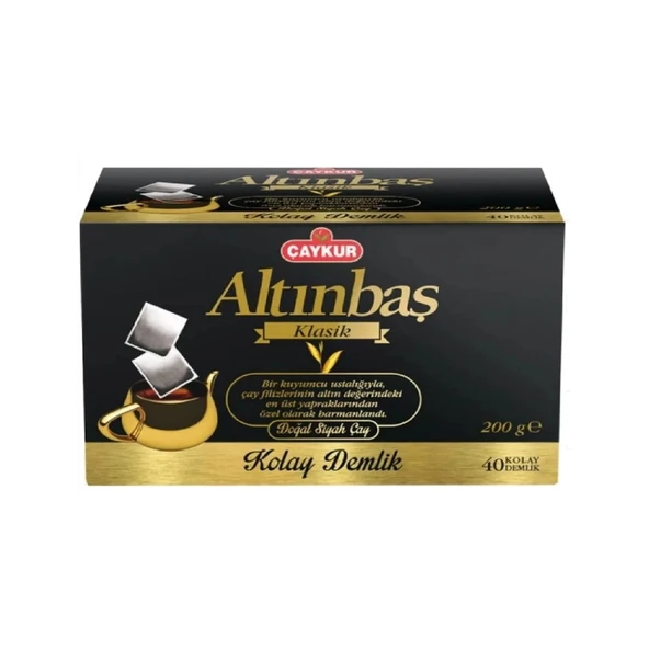 Çaykur Altınbaş Demlik Poşet 40 lı 200 gr x 3 Adet - 2