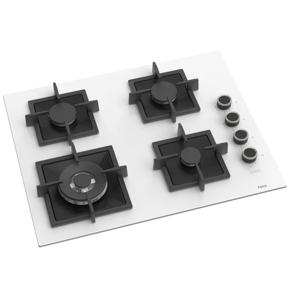 Ferre Fryart&Steamart Sc serisi Wok'lu Beyaz 3'lü Ankastre Set ( xe64cb-sc406-d078 ) - 6