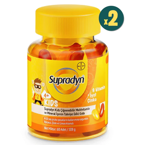 Supradyn Kids 60 Tablet 2 Adet