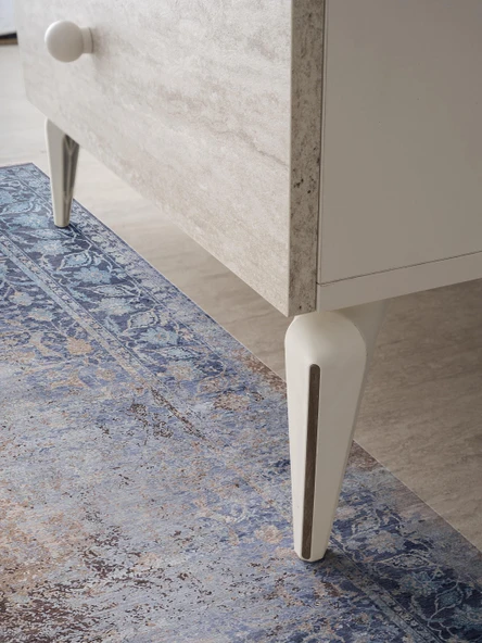 Petra 2 Kapaklı Aynalı Elbise Dolabı Gardrop 120x55x200 - 2