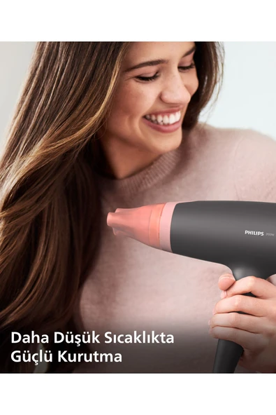 Philips BHD350 Thermoprotect Saç Kurutma Makinesi - 2100W, Gelişmiş İyonik Bakım, - Resim 2
