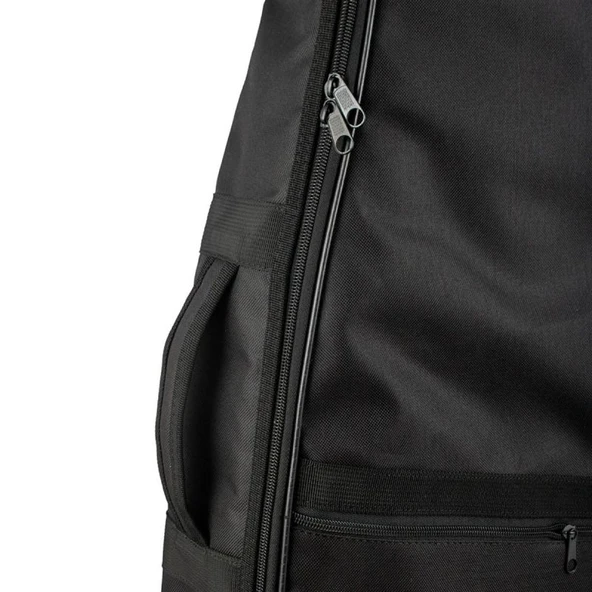 Wagon Case 01 Serisi Siyah Akustik Gitar Taşıma Çantası - Resim 2