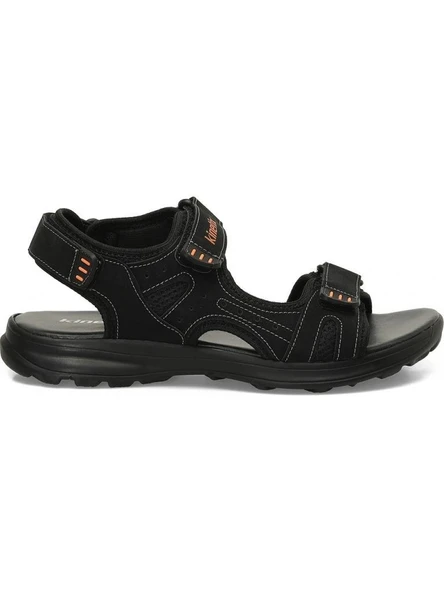 KİNETİX MENDEZ 5FX SİYAH TURUNCU CIRTLI COMFORT CASUAL SPOR SANDALET - 3