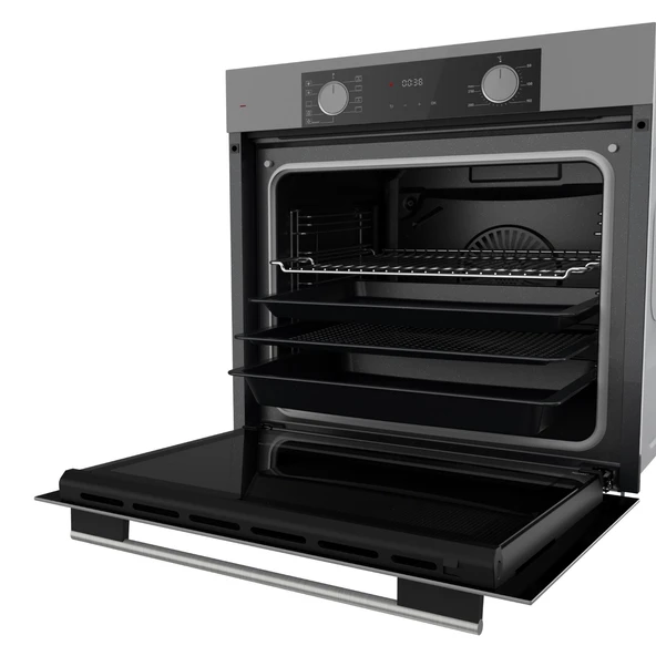 Ferre Fryart Sc serisi Wok'lu Gri 3'lü Ankastre Set ( xe63cpr-sc408-d088 ) - Resim 5