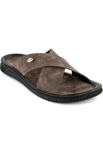 Muya Vegas 33301-004 Anatomik Taban Erkek Terlik Kahve 40-45