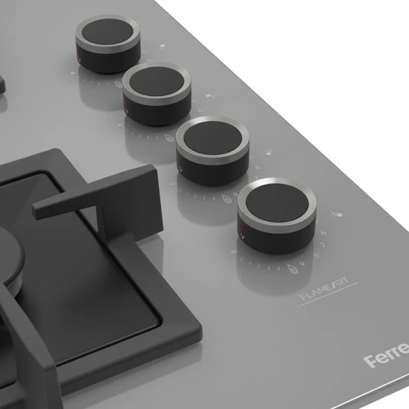 Ferre Fryart Sc serisi Wok'lu Gri 3'lü Ankastre Set ( xe63cpr-sc408-d065 ) - 6