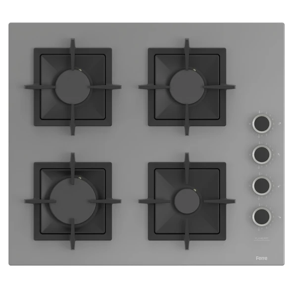 Ferre Fryart Sc serisi Gri 3'lü Ankastre Set ( xe63cpr-sc208-d079 ) - Resim 3