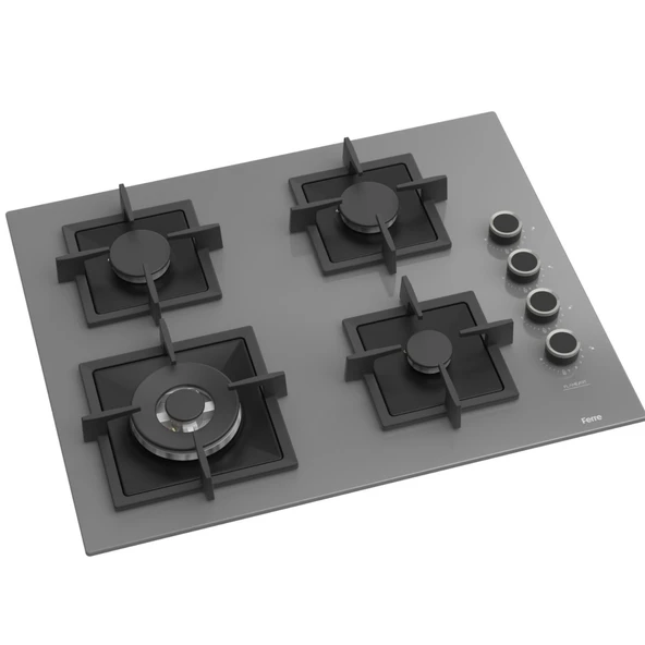 Ferre Fryart Sc serisi Wok'lu Gri 3'lü Ankastre Set ( xe63cpr-sc408-d065 ) - 8