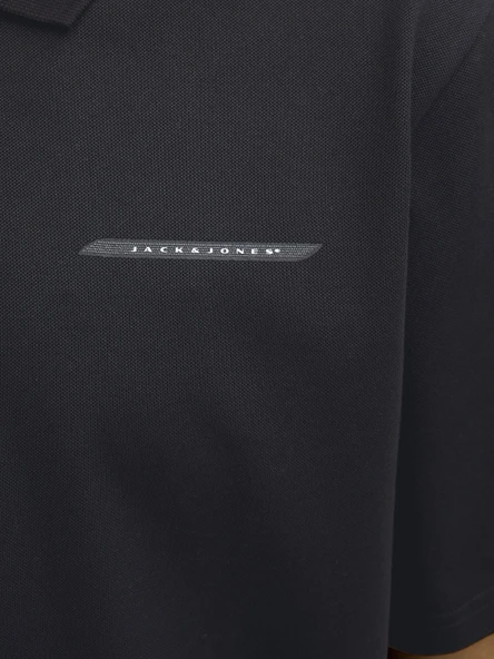 JACK JONES Erkek Fermuar Detaylı Polo Yaka Tişört 12273127 - Resim 7