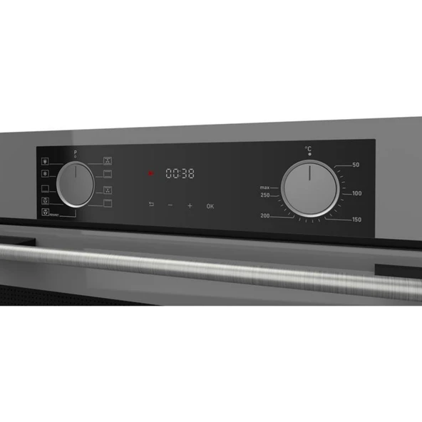 Ferre Fryart Sc serisi Wok'lu Gri 3'lü Ankastre Set ( xe63cpr-sc408-d065 ) - 7