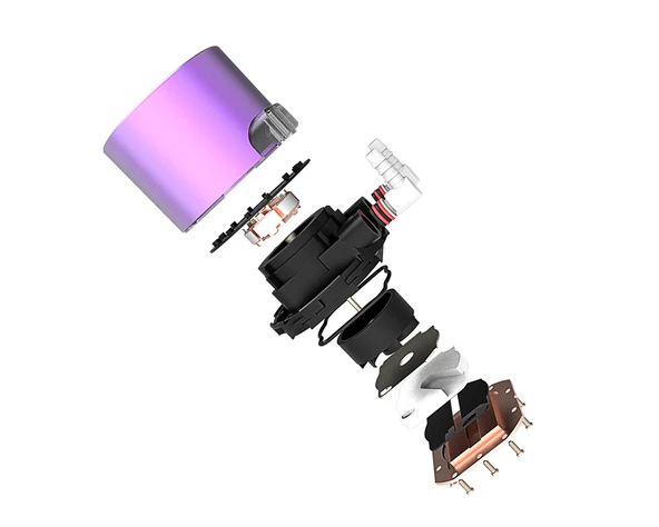 ID-COOLING PinkFlow 240 Diamond Purple 4Pin PWM 240mm Argb Pembe Sıvı İşlemci Soğutucu - Resim 5