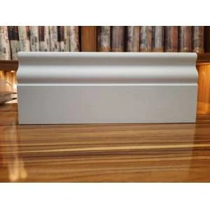 SÜPÜRGELİK ELİT LÜX BEYAZ AHŞAP ÜSTÜ PVC KAPLAMALI 10CM 12 MM