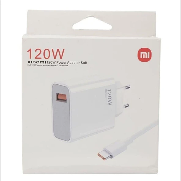 Mi 120W Hızlı Şarj Cihazı - Orijinal Güç Adaptörü, Turbo Şarj Desteği, USB-C, Tüm Cihazlarla Uyumlu - 3
