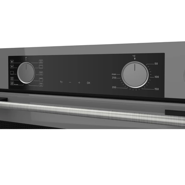 Ferre Fryart&Steamart Sc serisi Gri 3'lü Ankastre Set ( xe64cpr-sc208-d088 ) - 7