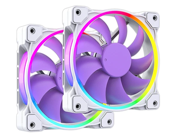 ID-COOLING PinkFlow 240 Diamond Purple 4Pin PWM 240mm Argb Pembe Sıvı İşlemci Soğutucu - Resim 7