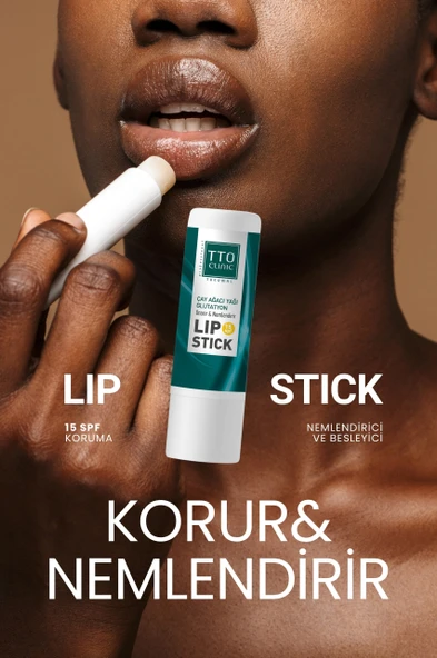 TTO CLINIC Lip Stick - Çay Ağacı Yağı & Glutatyon 15 SPF - 3