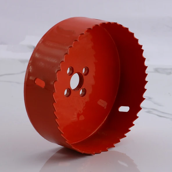 Bi Metal Panç Ø 111 mm Delik Açma Alçıpan Ahşap Pvc Delme Testeresi Adaptörsüz 1 Adet - 7