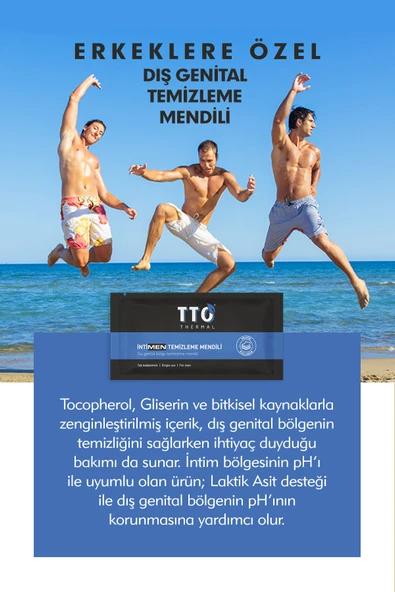 TTO THERMAL İntiMEN Temizleme Mendili 12 Adet - Resim 4