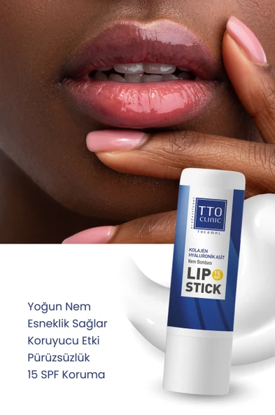 TTO CLINIC Lip Stick - Kolajen & Hyaluronik Asit 15 SPF - 3