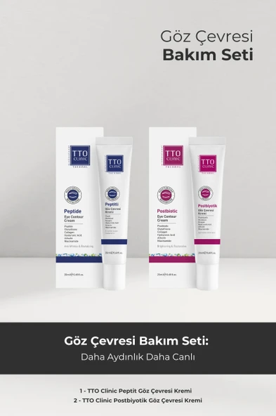 TTO Clinic Göz Çevresi Bakım Seti Peptit Ve Postbiyotik Avantajlı Paket - 1