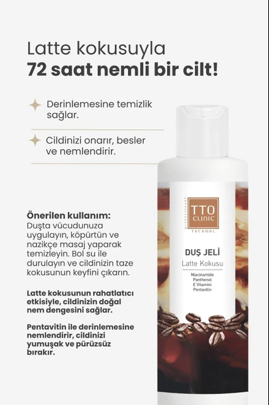 TTO Clinic Büyüleyici Latte Kokusu Panthenol İle Cildinizi Onarın - Resim 3