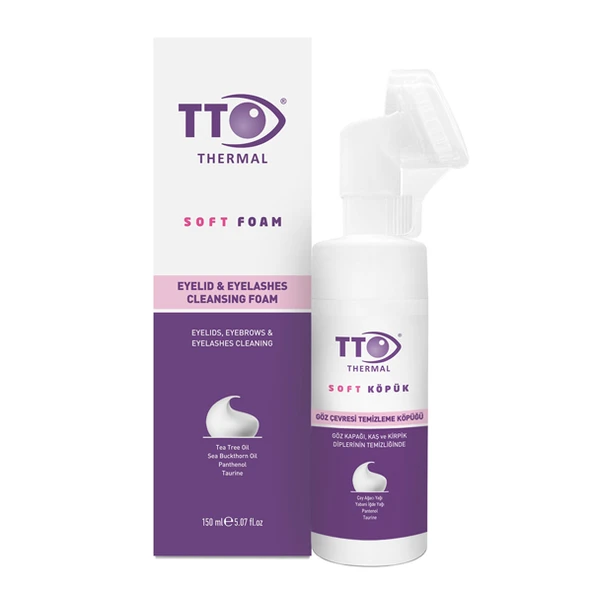TTO SOFT GÖZ ÇEVRESİ TEMİZLEME KÖPÜĞÜ 150 ML (Aplikatörlü)