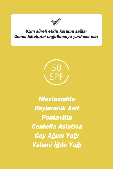TTO CLINIC Güneş Koruyucu Krem 50 SPF 70 ML - Resim 2