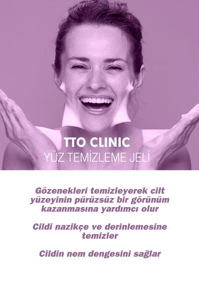 TTO CLINIC Yüz Temizleme Jeli 200 ML - Resim 3