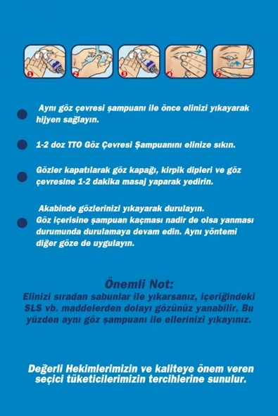 TTO GÖZ ÇEVRESİ ŞAMPUANI 45 ML + 15 ML - 4