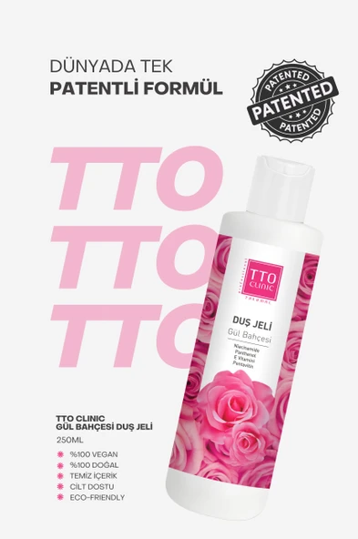 TTO Clinic Gül Tazeliği Duş Jeli Panthenol İle Cildinizi Onarın - 4