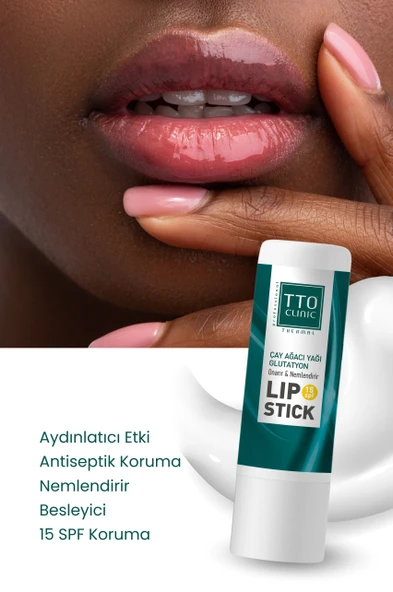 TTO CLINIC Lip Stick - Çay Ağacı Yağı & Glutatyon 15 SPF - 2