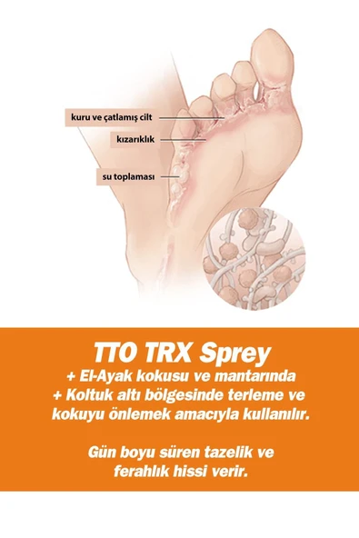 Trx Sprey Ve Roll-on Paketi Terleme Önleyici(ÇAY AĞACI YAĞI / TEA TREE OIL) - 3