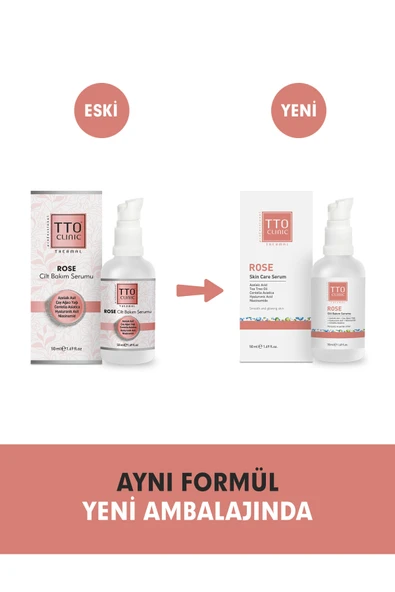 TTO CLINIC ROSE CİLT BAKIM SERUMU 50ml - 2