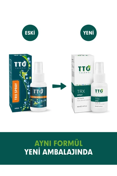 Trx Sprey 50 ml Terleme Önleyici (ÇAY AĞACI YAĞI / TEA TREE OIL) - 2