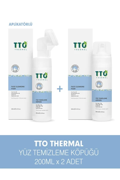Yüz Temizleme Köpüğü 2'li (aplikatörlü Ve Aplikatörsüz) (çay Ağacı Yağı / Tea Tree Oıl)