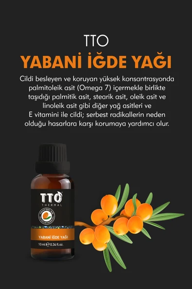 Yabani İğde Yağı 10 ml ( Sea Buckthorn Oıl - Yabani İğde Yağı ) - 4