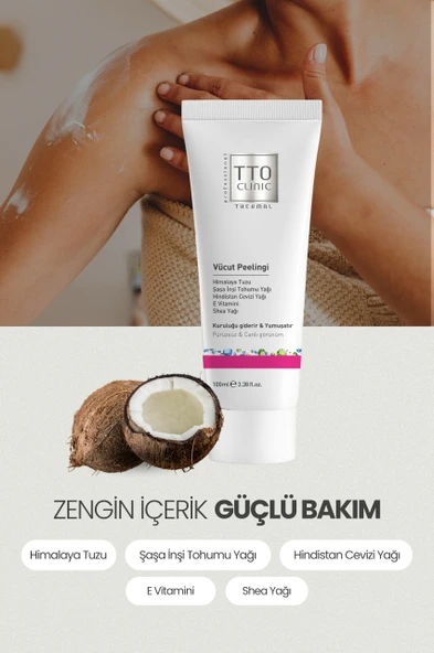 TTO CLINIC Vücut Peelingi, Nem Bombası 100 Ml - 3