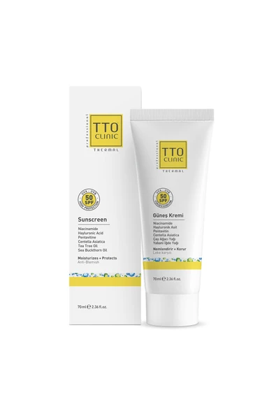 TTO CLINIC Güneş Koruyucu Krem 50 SPF 70 ML