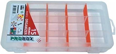 ORGANİZER KUTU 15 BÖLME 270 PARÇA PROBOX
